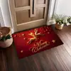 Tapetes de Entrada para Porta de Casa de Veludo de Cristal Transfronteiriços para o Natal Tapetes para Banheiro Entrada de Banheiro Carpete para Casa Tapetes Resistentes ao Desgaste e Manchas