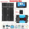 Kit panel solar 18W policristalino 12V220V/110V300W500W inversor para coche controlador 30A