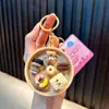 Mini Frutas Simuladas Comida Brinquedo Whac-A-Mole Chaveiro Estudante Brinquedo Educativo Chaveiro Alívio de Estresse Pequeno Presente Venda por Atacado