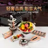 Bar Ktv Conjunto de Talheres de Aço Inoxidável Escovado Cinzeiro para Sala Privada Bandeja de Frutas Conjunto de Decoração de Mesa Mesa de Jantar