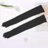 Guantes de Seda para Mujer Haosangyuan, Guantes de Seda para Verano, Guantes de Protección Solar para Conducir, Extra Largos de Cinco Dedos 1280