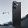 Adecuado para funda de teléfono móvil vivoY100, nuevo empalme de cuero liso, protección completa, anticaídas, para hombres
