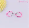 Brincos falsos personalizados cor primavera clip de orelha brincos joias femininas acessórios DIY argola de nariz argola de orelha brinco argola de mola