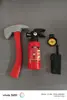 Disfraces de Bombero para Niños Disfraces Profesionales de Juego de Rol Ropa para Espectáculos de Fuego Halloween Manga Larga Rojo y Azul Venta al por Mayor