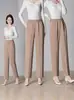 Pantalones de Mamá para Primavera y Otoño, Versátiles, Modernos, Sencillos, Adelgazantes, Ajustados, Pantalones Casuales para Mujer, Cintura Alta Elástica, Pantalones Sueltos para Mujer, Transfronterizos