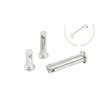 GB882 Acero Inoxidable 304 Pasador Cabeza Plana con Agujero Pasador de Posicionamiento Pasador Cilíndrico Pasador M3m4m5m6m8m10