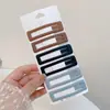 Pasador de Pelo Colorido Dopamina Bb para Mujeres 2025 Estilo Celebridad de Internet Pinza para Flequillo Accesorio para el Cabello Pasador