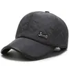 Sombrero de Algodón con Protección para las Orejas para Hombres de Mediana Edad y Mayores, Otoño e Invierno, Forro Polar, Engrosado, Cálido, Cortavientos, Resistente al Frío, Gorra de Pico de Pato, Sombrero del Noreste