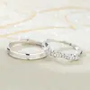 Anillos de Pareja Danza de la Promesa Francesa un Par de Anillos para Hombre y Mujer Diseño de Nicho Regalos Conmemorativos de Alta Gama para Novias