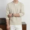 Moletom Pesado de Lã Falso Duas Peças Masculino, Novo Estilo Primavera e Outono, Moletom Casual Soltinho Tendência com Gola V para Adolescentes, Atacado