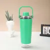 Vaso Batidor Portátil Transfronterizo Termo de Acero Inoxidable 304 Gran Capacidad Taza para Deportes al Aire Libre Mantenimiento Frío al Vacío Taza de Café