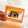 Marco de Fotos Acrílico tipo Polaroid de 3 pulgadas con Impresión de Fotos a Color de Alta Gama y Marco de Exhibición para Tarjetas Pequeñas y 6 Postales