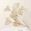 Decoraciones de Año Nuevo, Arreglos Florales Decorativos, Flores Secas, Flores Artificiales, Flores Artificiales Doradas, Flores de Nochevieja, Acebo, Flores al por Mayor para Sala de Estar