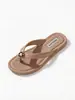 Nuevas Chanclas Florales de Verano 2026 para Mujer, Sandalias de Dedo Antideslizantes de Suela Gruesa para Exteriores, Zapatos de Playa de Suela Suave al por Mayor