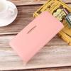 Carteira Feminina Longa de Grande Capacidade, Personalizável com Logo, Bolsa de Celular com Zíper e Múltiplos Compartimentos para Cartões, Moda, Atacado
