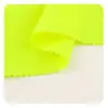 En Stock Tela Mezcla 32S Poliéster-Algodón TC, Transpirable, Resistente a las Arrugas, Resistente al Desgaste, Amarillo Fluorescente, Tela para Uniformes de Trabajo de Verano