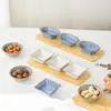 Juego de Platos para Condimentos Estilo Japonés Cambiado al Horno para Uso Doméstico Cerámica Plato Pequeño Plato para Salsa de Soja Vinagre Plato para Salsa de Dip para Hot Pot Plato para Snacks Venta al Por Mayor