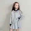 Conjunto de Ropa Infantil Tutu Elefantito para Niñas Primavera y Otoño 2026 Nuevo Estilo de Primavera Sudadera y Pantalones Deportivos Conjunto de Dos Piezas para Niños