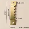 Fornecimento Direto do Fabricante Gancho para Moldura de Pintura Decorativa Gancho de Ferragem Gancho Oculto para Pendurar Ponto Cruz Relógio Moldura de Quadro Pendurar na Parede Prego Sem Marca