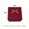 Caja de reloj con tapa y base, caja de embalaje para joyería, caja de regalo para pulseras en stock, fábrica mayorista, caja de joyería con lazo