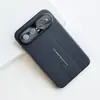 Adecuado para la funda del teléfono Huawei Pura X View, una funda protectora minimalista de cuero liso electrochapado de lujo y gama alta