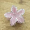 Europeu e Americano transfronteiriço cor glitter ovo flor grampo de cabelo flor pinça lateral das mulheres meia garra de volta cabeça tubarão clipe