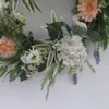 Amazon Transfronterizo Producto Nuevo Guirnalda de Hortensias de Otoño Colgante de Crisantemo Pequeño Día de San Valentín Flores Artificiales Decoración