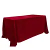 Manteles de Terciopelo al por Mayor de Fábrica para Hoteles, Conferencias de Negocios, Reuniones Académicas, Bodas y Banquetes, Manteles Engrosados para Decoración