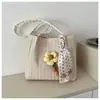 Bolsa de Tote Casual para Vacaciones 2024 Nueva Bolsa de Hombro Estilo Bosque de Primavera Simple Gran Capacidad Bolsa para Mujer Moderna Bolsa de Axila