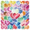 50 Piezas de Pegatinas Frescas y Lindas con Temática de Amor para el Día de San Valentín para Fundas de Teléfono DIY, Diarios y Calcomanías Decorativas Impermeables, Artículos Populares Transfronterizos