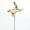 Ramas de Limonero Artificiales Modelo de Flor Artificial de Limonero Amarillo Decoración de Habitación Regalo Frutas Ramas Frutales Accesorios para Fotografía Floral