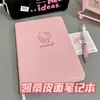 Hello Kitty Cuaderno Hello Kitty Alto Valor de Color Corazón de Niña Diario Bloc de Notas para Estudiante Gato KT Duradero