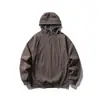 Sudadera con capucha de punto gofre IZEXX para hombre, media cremallera, otoño, ciclismo al aire libre, senderismo, montañismo, camiseta deportiva de manga larga para mujer
