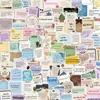 100 Folhas Mensagem Encorajadora Texto Grafite Adesivos Decoração DIY Guitarra Papelaria Mala Caderno Adesivos à Prova d'Água