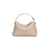 Nova Bolsa de Mão Tecida, Bolsa de Ombro Transversal de Nicho, Bolsa de Verão Estilo Dumpling, Bolsa de Mão Fashion Acolchoada de Couro Bovino 2026