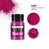 Pó Neon Transfronteiriço Pó Fluorescente Artesanato de Resina DIY Pó Colorido para Impressão Pigmento Fluorescente de Dupla Utilização Óleo-Água 20ml