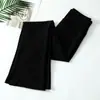 Calça de tubarão Weila feminina outono outer wear cintura alta modeladora drapeado flare calça casual leggings femininas pretas