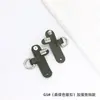 Aplicable Transfronterizo Bolso Mini Longxiang Correa para el Hombro Cuero Genuino Transformación Bolso Cruzado Dumpling Hebilla Pequeña sin Perforación Correa para Colgar en Bolso