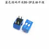 Interruptor DIP Rojo 2.54MM DS-1/2/3/4/5/6/7/8/9/10/12 Posiciones DIP Through-hole Actuador Plano