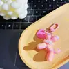Corrente para Celular Chaveiro Pingente Pequeno para Bolsa Acessórios de Joia DIY Cão Soprando Colorido Desenho Animado Galvanizado Conta de Pérola