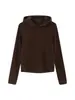 Sudadera con Capucha y Media Cremallera de Lana Air Layer, Suave y Elástica, Almacena Calor y Mantiene la Temperatura 10500