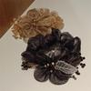 Anillo para el cabello de gipsófila y organza para el intestino grueso, accesorios para el cabello de estilo coreano, tocado, exquisita banda para el cabello con girasoles para niñas, cuerda para el cabello