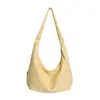 Bolso de lona estilo coreano minimalista de cielo estrellado para mujer, casual y versátil, bolsa de hombro tipo tote de gran capacidad para el día a día