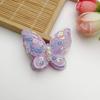Nuevos Accesorios para el Cabello de Mariposa de Tela de Doble Capa con Lentejuelas y Perlas Accesorios para Bolsos y Ropa Hechos a Mano DIY