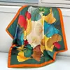 Pañuelo de Seda 70, Pañuelo de Alta Gama, Pañuelo de Seda Simulada, Pañuelo Dulce para Mujer, Pañuelo Coreano con Estampado de Rayas y Lunares