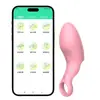 Mano APP Vibrador de Dedo Huevo Vibratorio para Punto G Masajeador de Preliminares Control Remoto Juguete Femenino