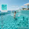Mosaico de cristal para piscina B&B azul, amarillo, verde azulejos estanque de peces de aguas termales baño fondo baldosas de suelo