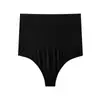 Tanga Deportivo de Algodón Sin Costuras Europeo y Americano para Mujer Cintura Alta Control de Abdomen Moldeador de Glúteos Tanga Sexy para Mujer Suministro de Comercio Exterior