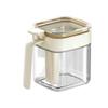 Pote de Tempero Selado Caixa de Temperos Doméstica de Cozinha Saladeira de Vidro Caixa de Armazenamento de Temperos Saladeira Frasco de Tempero 400ml