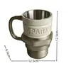 Caneca de Motor V8 para Lançamento de Novo Produto Transfronteiriço Caneca de Café de Motor Retrô Resina Aço Inoxidável Xícara de Café